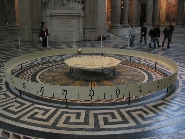 Foucault's Pendulum in the Panthéon, Paris.